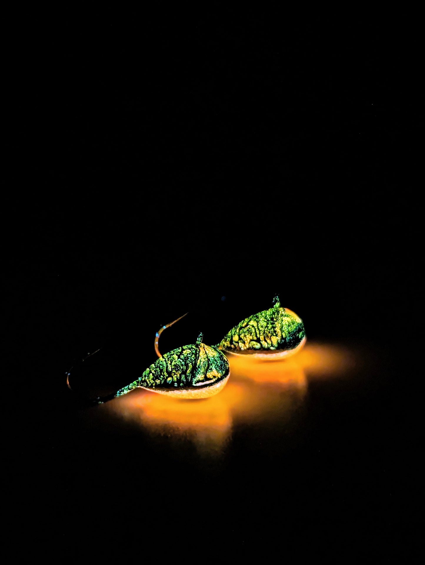 "Liquid Hot Magma" - 7mm Tungsten Jig - 2 Pack