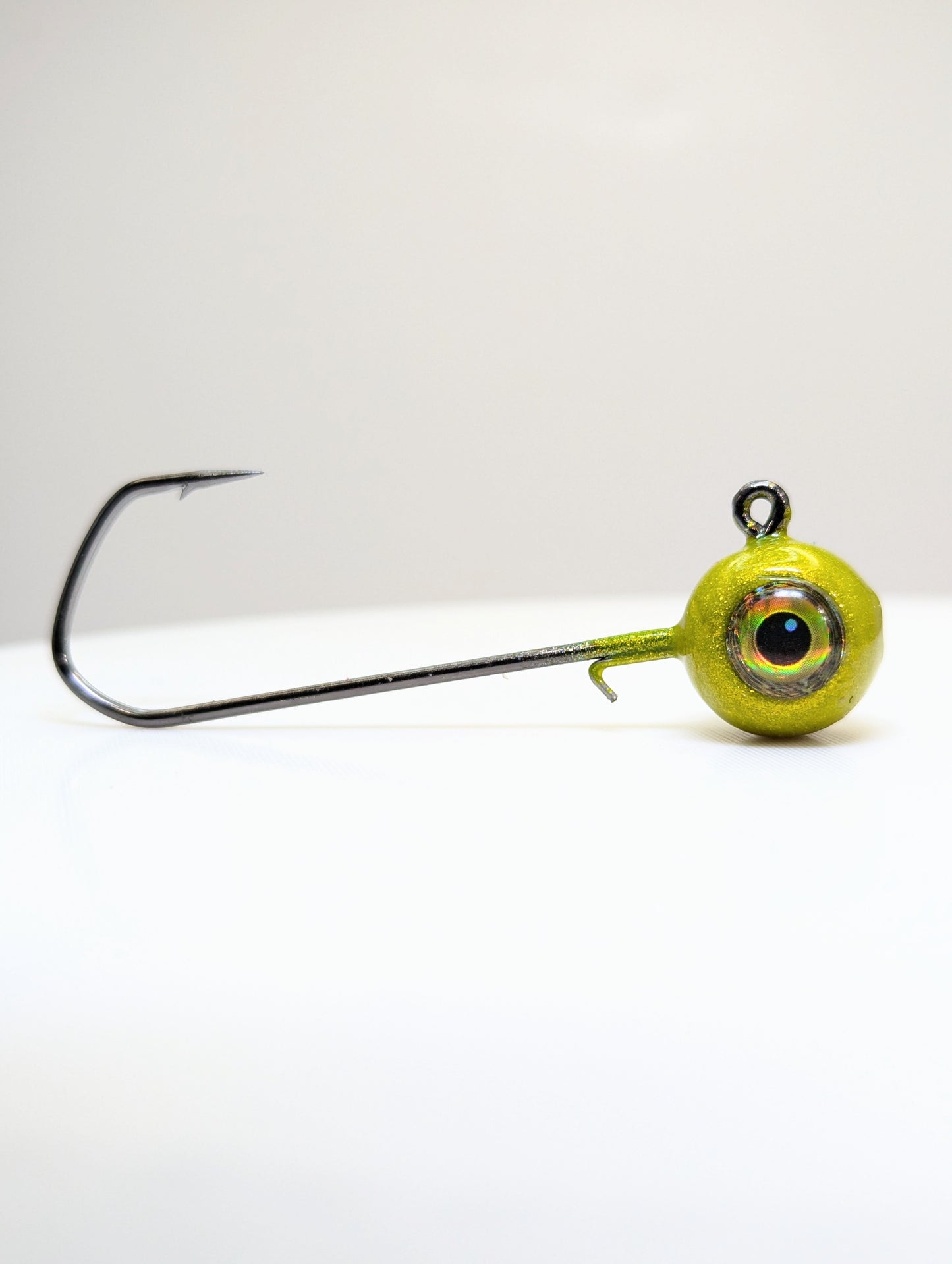 Predator Eyeball Jig - "Goldtreuse"