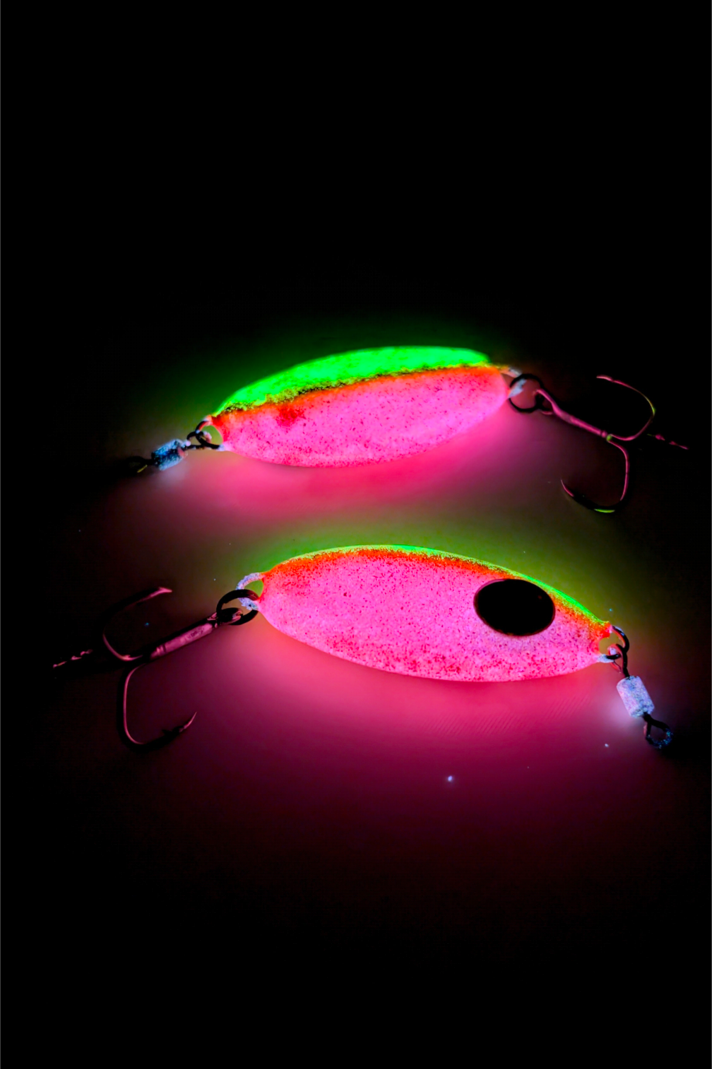 "High-Vis Barbie" - 1-1/8oz - 'This-Needs-A-Name' Jigging Spoon