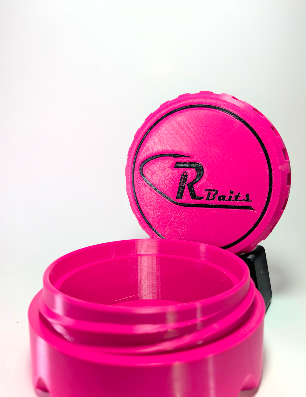Minnow Bait Container V3 - Pink/Black