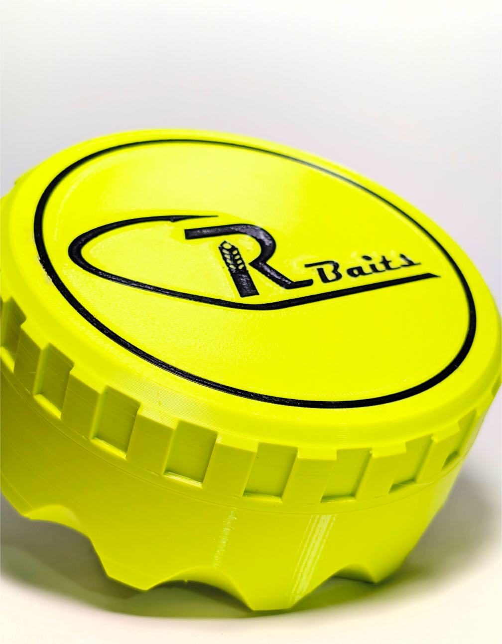 Minnow Bait Container V3 - Chartreuse/Black