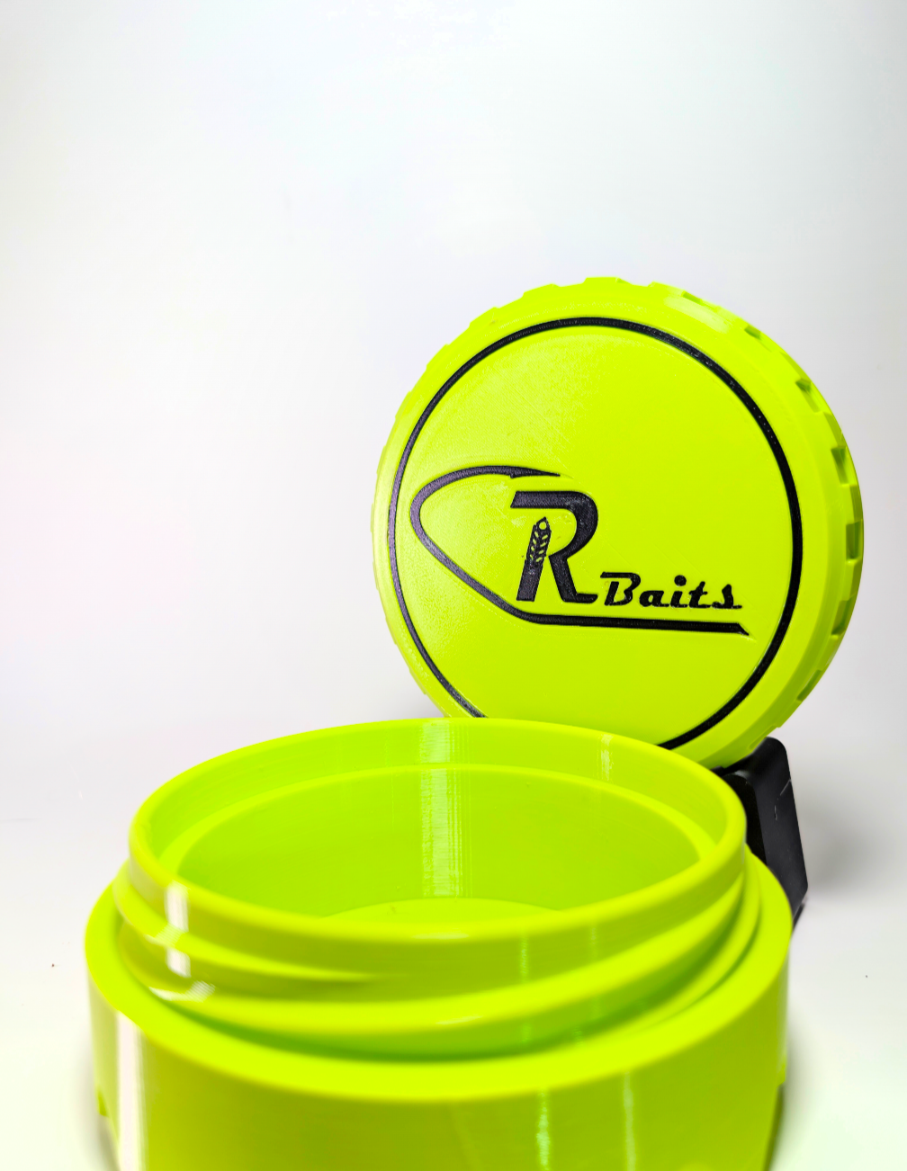 Minnow Bait Container V3 - Chartreuse/Black