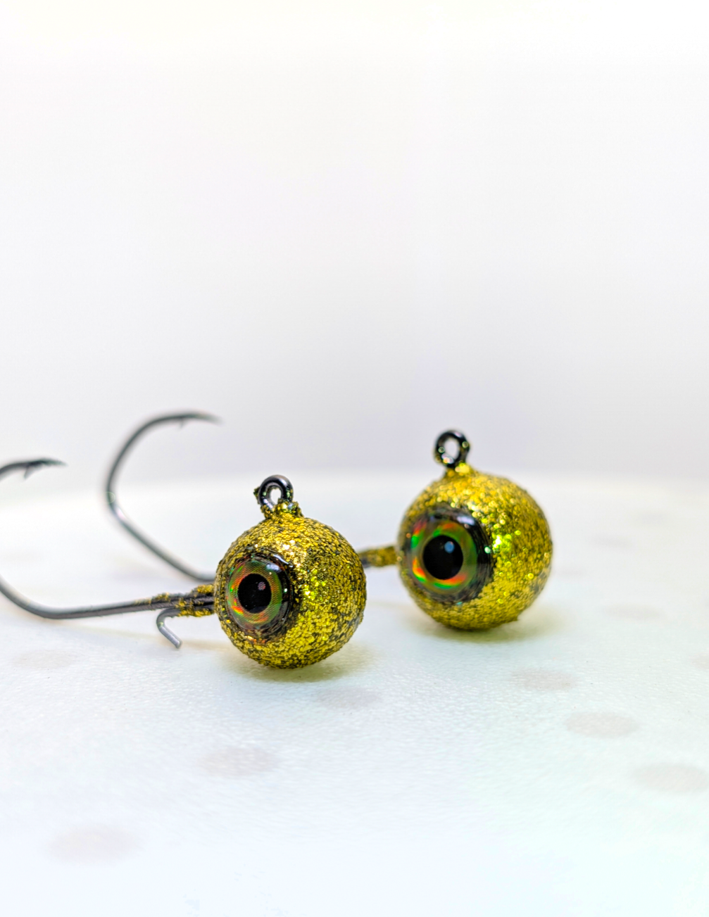 Eyeball Jig - "Golden Glitter"