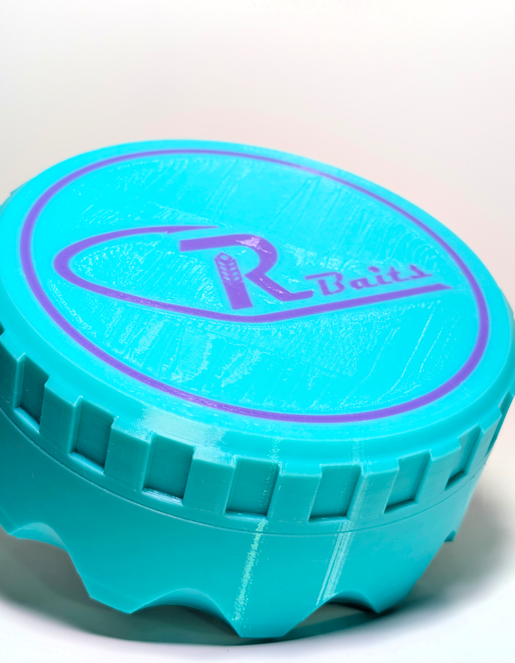 Minnow Bait Container V3 - Teal/Purple