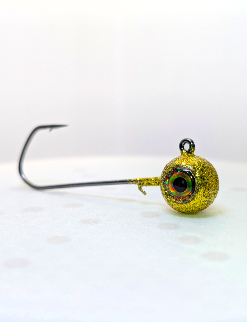 Predator Eyeball Jig - "Golden Glitter"