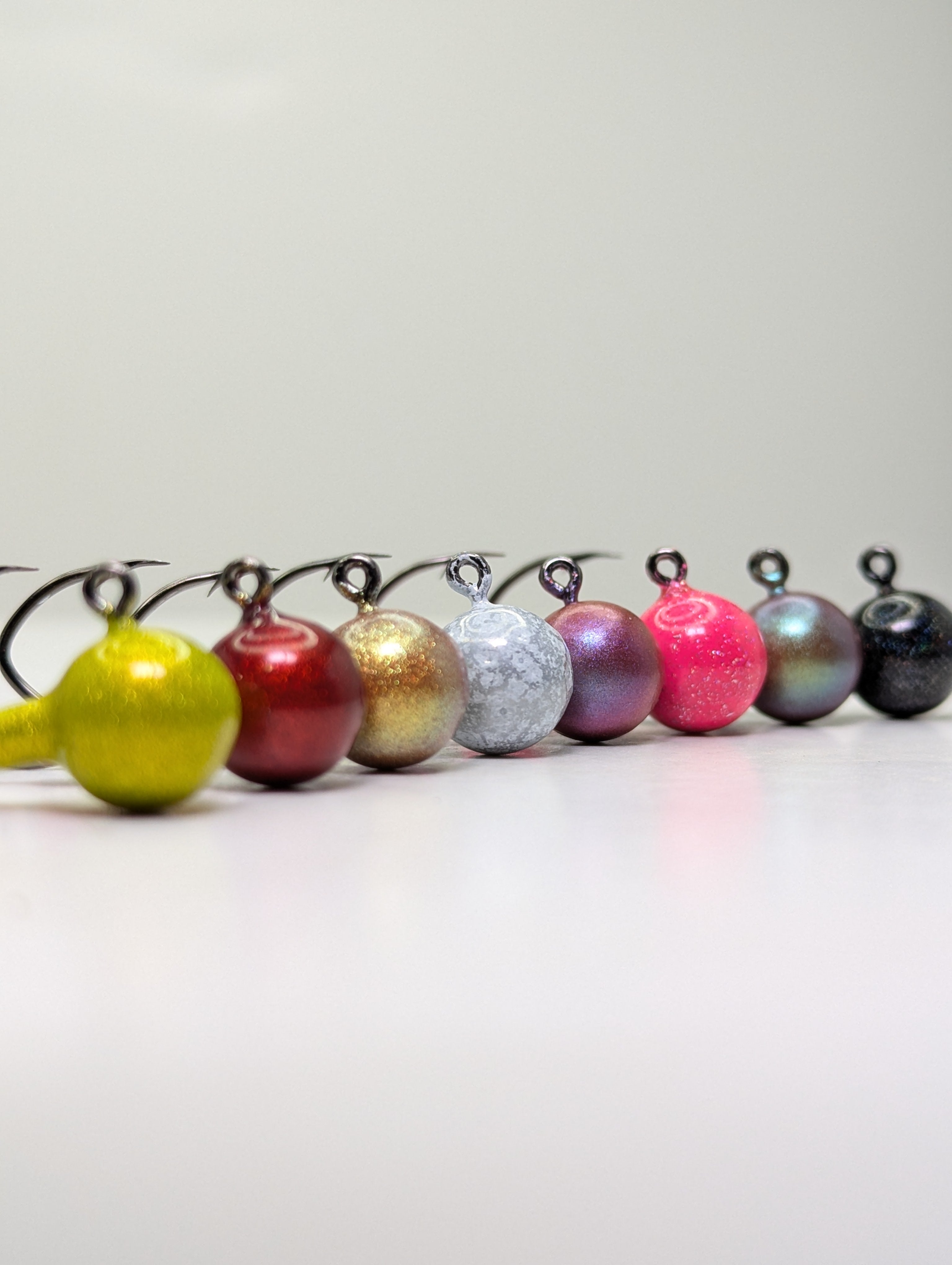 Singkd Color 1/4oz Roundhead Jigs - Single Colors – CR Baits Custom Lures & Tackle