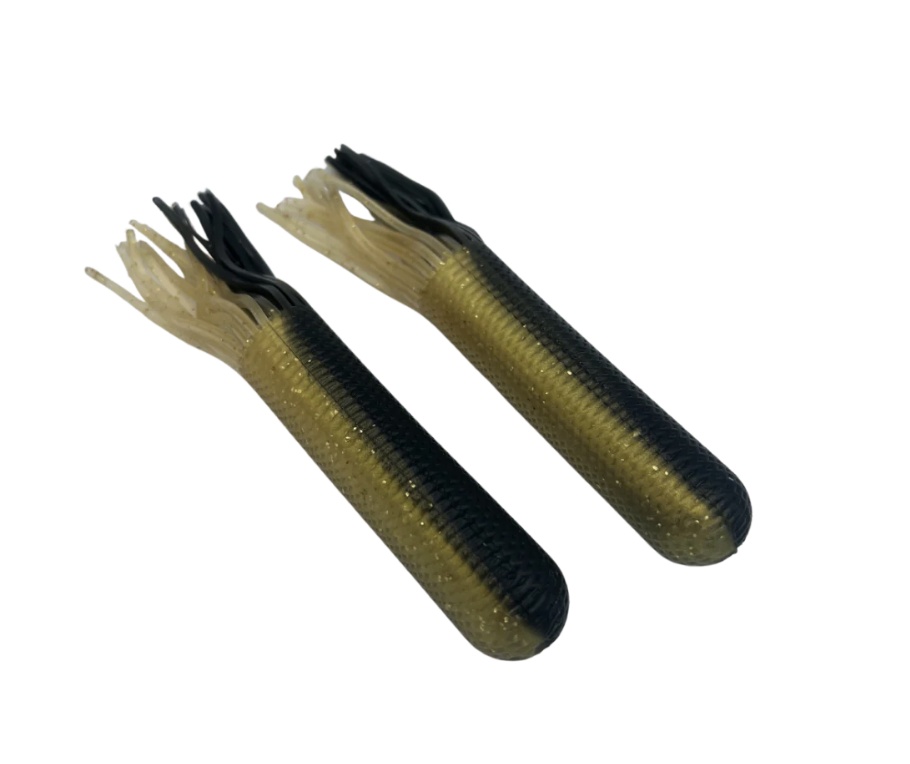 6 1/2” Big Mama Tubes (2 Pack) - Black & Gold