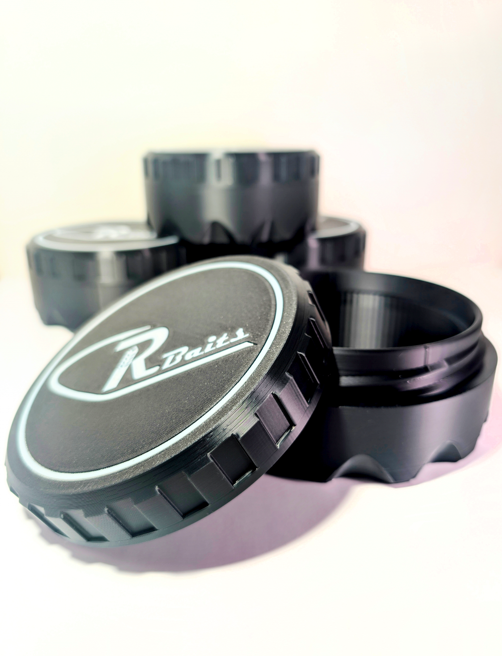 Minnow Bait Container V3 - Black/White