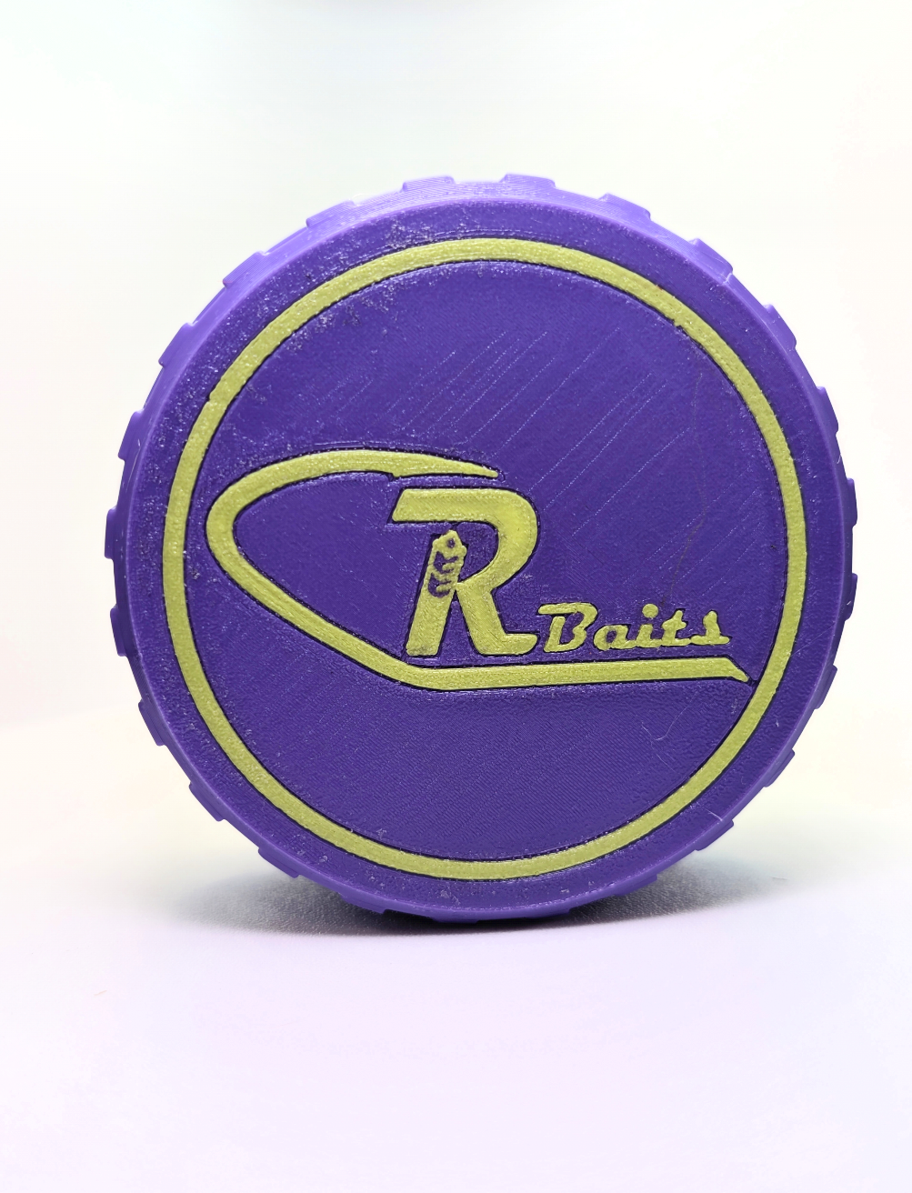 Panfish Bait Puck - Purple/Chartreuse