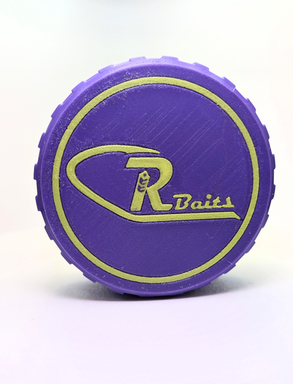 Panfish Bait Puck - Purple/Chartreuse