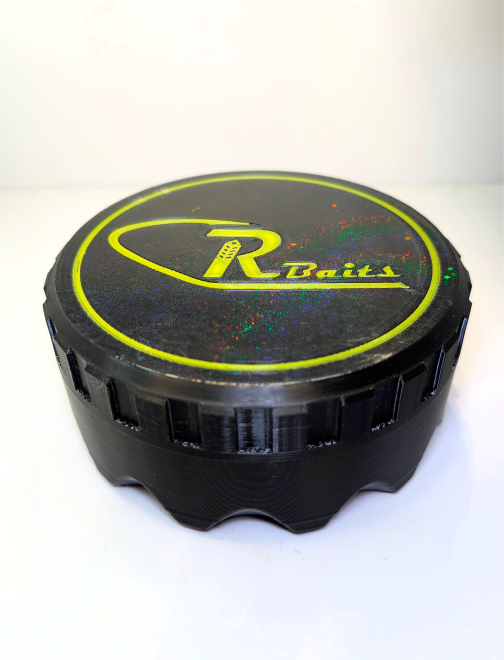 Minnow Bait Container V2 - Gloss Black/Yellow
