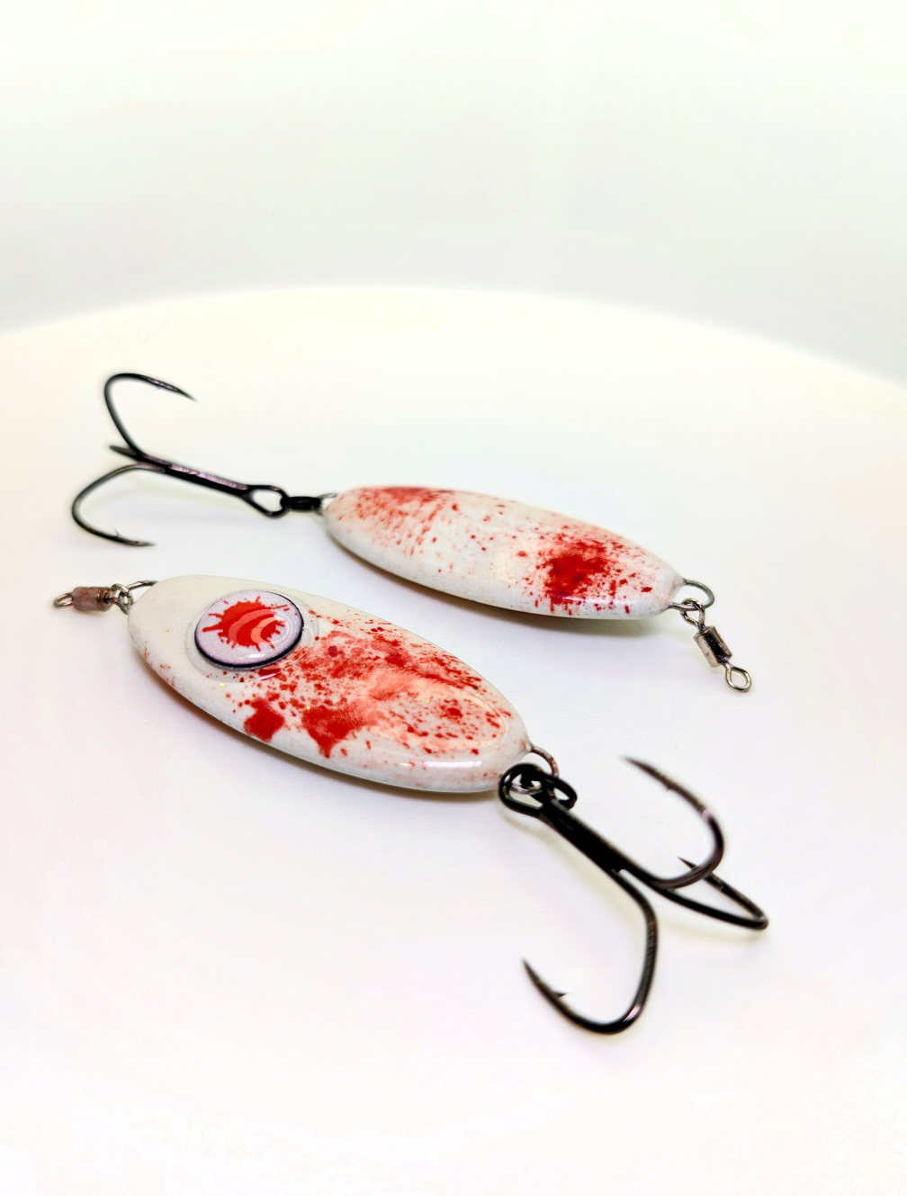 "Blood Spatter" Jigging Spoon