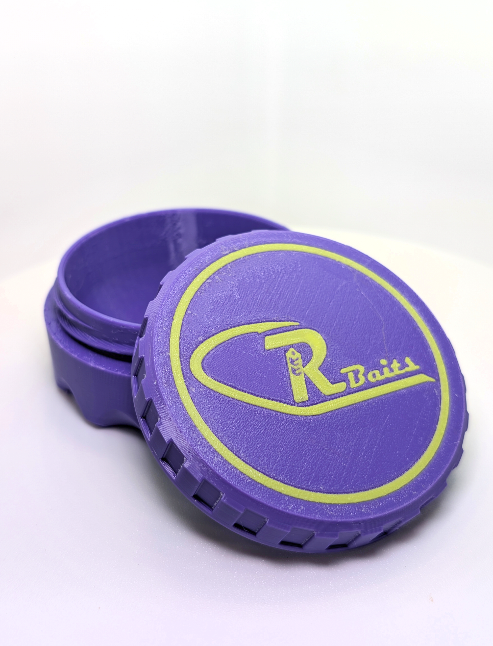 Panfish Bait Puck - Purple/Chartreuse