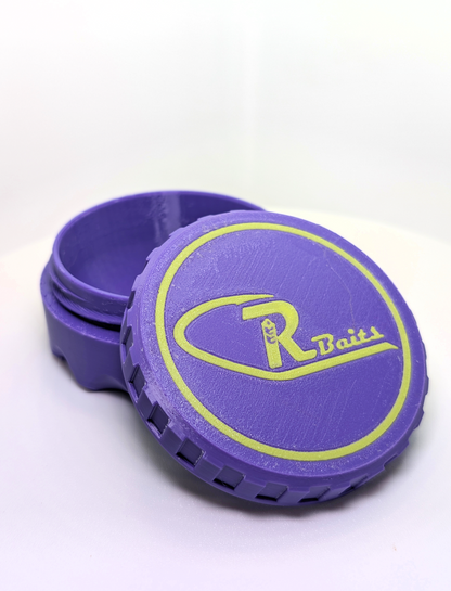 Panfish Bait Puck - Purple/Chartreuse