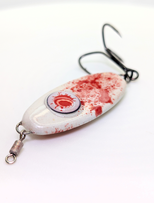 "Blood Spatter" Jigging Spoon