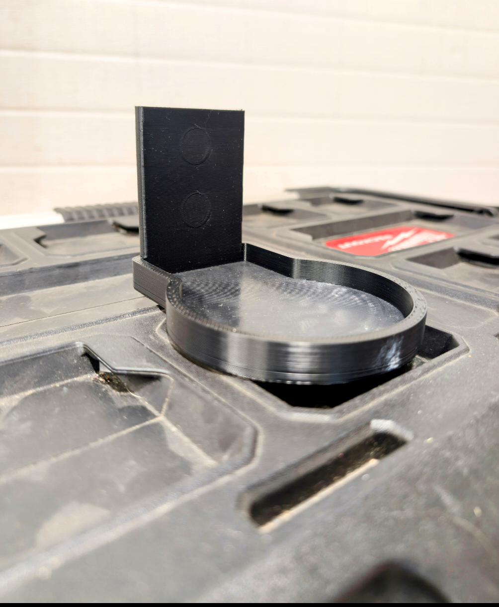 The UV Glow Cup ADAPTER - Red 'M' Packs Out Box